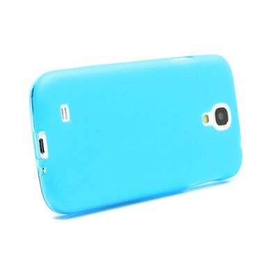 Силиконовая накладка Deexe Frosted Case для Samsung Galaxy S4 (i9500) - Light Blue