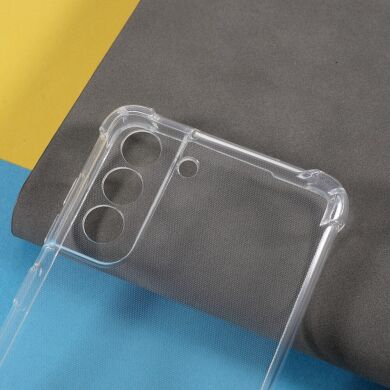 Силиконовый чехол Deexe UltraThin Camera Сoverage для Samsung Galaxy S21 FE (G990) - Transparent