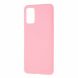 Силиконовый (TPU) чехол Deexe Matte Case для Samsung Galaxy S20 Plus (G985) - Pink. Фото 2 из 5