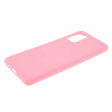 Силиконовый (TPU) чехол Deexe Matte Case для Samsung Galaxy S20 Plus (G985) - Pink