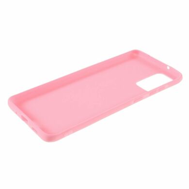 Силиконовый (TPU) чехол Deexe Matte Case для Samsung Galaxy S20 Plus (G985) - Pink