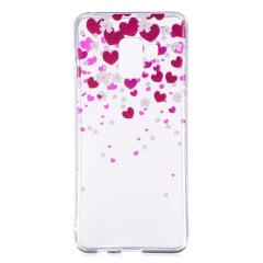 Силіконовий (TPU) чохол Deexe Pretty Glossy для Samsung Galaxy A8 (A530) - Hearts