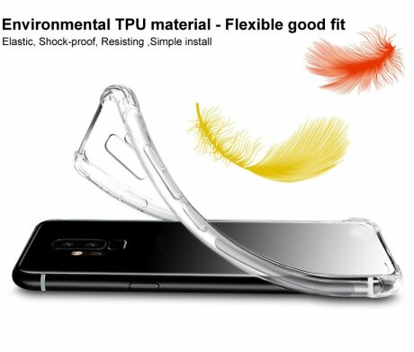Силиконовый (TPU) чехол IMAK Airbag Case для Samsung Galaxy Note 10 Lite (N770) - Transparent