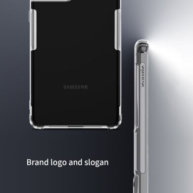 Силиконовый (TPU) чехол NILLKIN Nature Max для Samsung Galaxy S21 Ultra - White