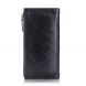 Универсальный кожаный чехол-портмоне UniCase Leather Pouch - Black. Фото 4 из 5