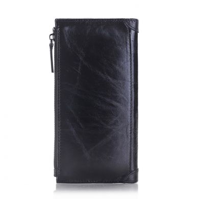 Универсальный кожаный чехол-портмоне UniCase Leather Pouch - Black