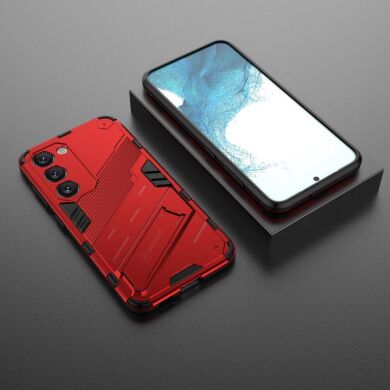 Защитный чехол Deexe Bibercas для Samsung Galaxy S23 Plus - Red