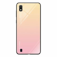 Защитный чехол Deexe Gradient Color для Samsung Galaxy A10 (A105) - Gold / Pink