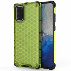 Защитный чехол Deexe Honeycomb Series для Samsung Galaxy S20 Plus (G985) - Green