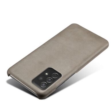 Защитный чехол Deexe Leather Back Cover для Samsung Galaxy A73 (А736) - Grey