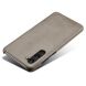 Защитный чехол Deexe Leather Back Cover для Samsung Galaxy S24 - Grey. Фото 3 из 4