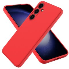Захисний чохол Deexe Silicone Case для Samsung Galaxy S24 - Red