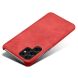 Защитный чехол KSQ Leather Cover для Samsung Galaxy S22 Ultra - Red. Фото 3 из 4