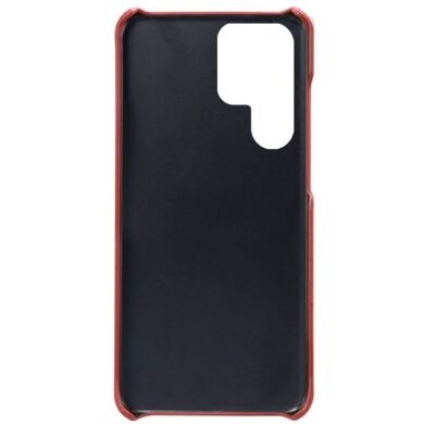 Защитный чехол KSQ Leather Cover для Samsung Galaxy S22 Ultra - Red