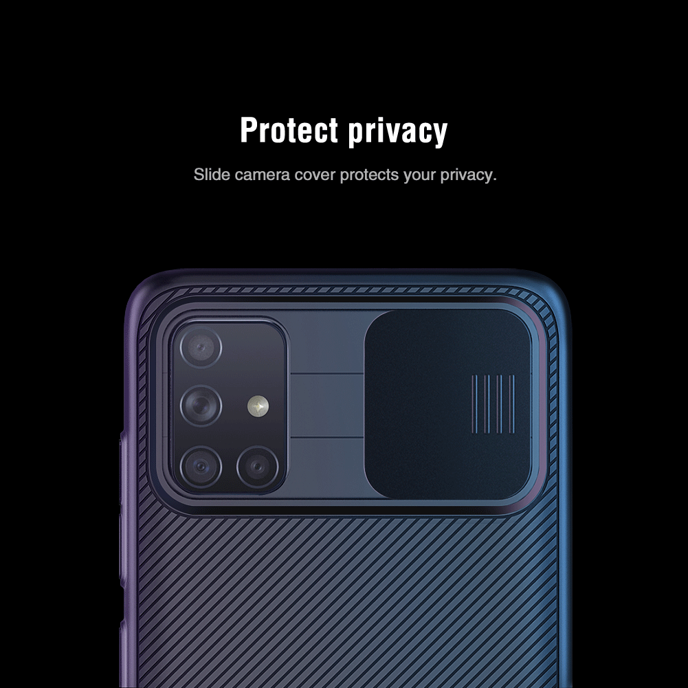 Защитный чехол NILLKIN CamShield Case для Samsung Galaxy A71 (A715) - Black