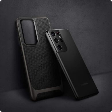 Защитный чехол Spigen (SGP) Neo Hybrid для Samsung Galaxy S21 Ultra (G998) - Gunmetal