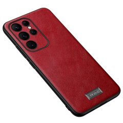 Защитный чехол SULADA Leather Case для Samsung Galaxy S23 Ultra - Red