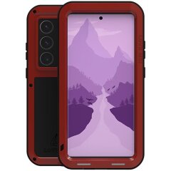 Защитный чехол LOVE MEI Powerful для Samsung Galaxy S24 Ultra (S928) - Red