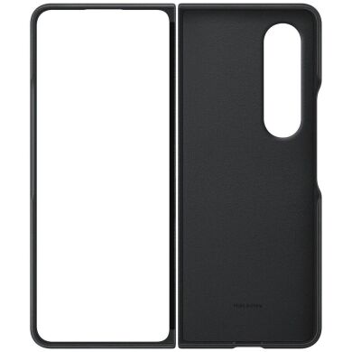 Защитный чехол Leather Cover (FF) для Samsung Galaxy Fold 4 (EF-VF936LBEGUA) - Black