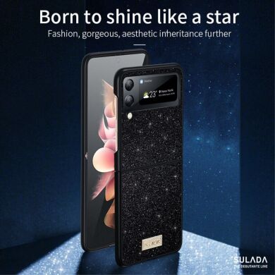 Защитный чехол SULADA Dazzling Glittery (FF) для Samsung Galaxy Flip 4 - Purple