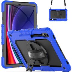 Защитный чехол Deexe Shockproof Case для Samsung Galaxy Tab S9 Plus (X810/816) - Dark Blue
