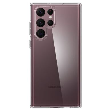 Защитный чехол Spigen (SGP) Ultra Hybrid для Samsung Galaxy S22 Ultra (S908) - Crystal Clear