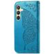 Чехол UniCase Butterfly Pattern для Samsung Galaxy S24 Plus - Blue. Фото 4 из 5