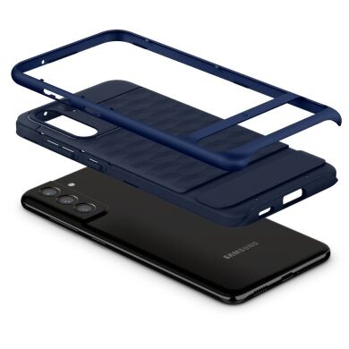 Захисний чохол Caseology Parallax by Spigen для Samsung Galaxy S21 FE (G990) - Midnight Blue