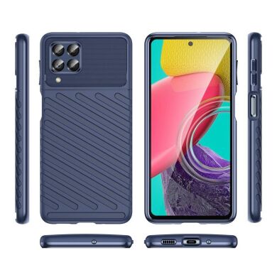 Защитный чехол Deexe Thunder Series для Samsung Galaxy M53 (M536) - Navy Blue