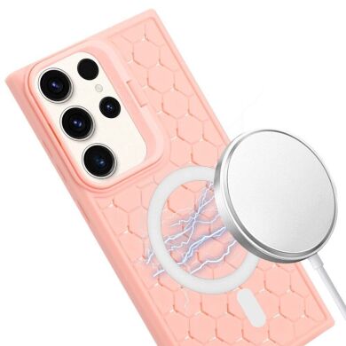 Защитный чехол Deexe CasePro with MagSafe для Samsung Galaxy S24 Ultra (S928) - Pink