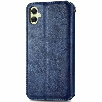 Чехол Deexe Rhombus Wallet для Samsung Galaxy A05 (A055) - Blue