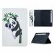Чехол-книжка Deexe Pattern Style для Samsung Galaxy Tab S7 (T870/875) / S8 (T700/706) - Panda with Bamboo. Фото 1 из 9