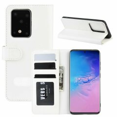 Чехол-книжка Deexe Wallet Style для Samsung Galaxy S20 Ultra (G988) - White