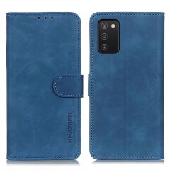 Чохол-книжка KHAZNEH Retro Wallet для Samsung Galaxy A03s (A037) - Blue