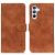 Чехол-книжка KHAZNEH Retro Wallet для Samsung Galaxy S24 Plus - Brown