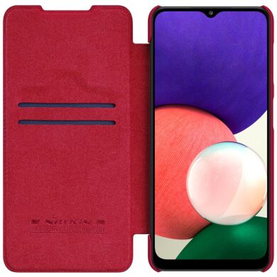Чехол-книжка NILLKIN Qin Series для Samsung Galaxy A22 (A225) - Red