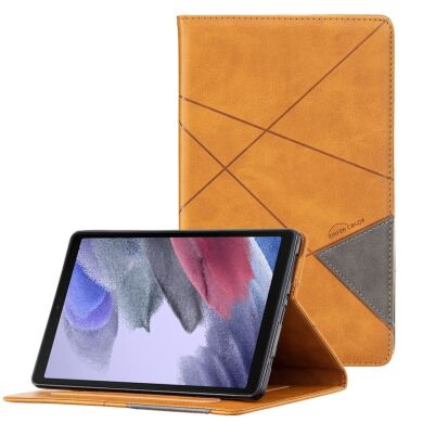Чехол UniCase Geometric Style для Samsung Galaxy Tab A7 Lite (T220/T225) - Brown