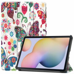 Чохол UniCase Life Style для Samsung Galaxy Tab S7 (T870/875) / S8 (T700/706) - Butterflies and Flowers