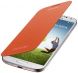 Flip cover Чехол для Samsung Galaxy IV (i9500) - Orange. Фото 1 из 2