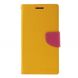 Чехол Mercury Fancy Diary для Samsung Galaxy A7 (A700) - Yellow. Фото 3 из 10