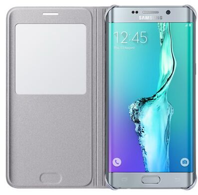Чехол S View Cover для Samsung Galaxy S6 edge+ (EF-CG928PBEGRU) - Silver