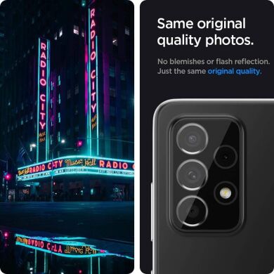 Комплект защитных стекол Spigen (SGP) Optik Lens Protector для Samsung Galaxy A52 (A525) / A52s (A528) - Black
