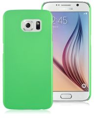 Пластиковая накладка Deexe Hard Shell для Samsung Galaxy S6 (G920) - Green