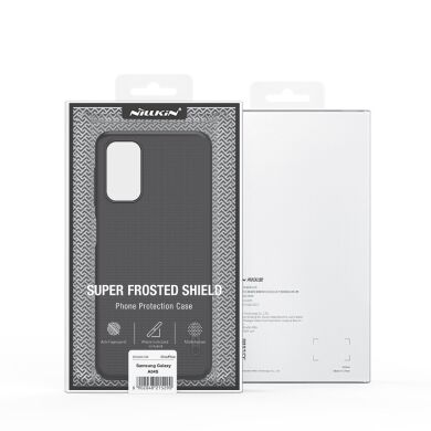 Пластиковый чехол NILLKIN Frosted Shield для Samsung Galaxy A04s (A047) - Black