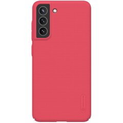 Пластиковый чехол NILLKIN Frosted Shield для Samsung Galaxy S21 FE (G990) - Red