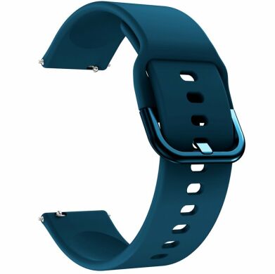 Ремінець Deexe Soft Silicone для годинників з шириною кріплення 20мм - Dark Blue
