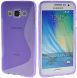 Силиконовая накладка Deexe S Line для Samsung Galaxy A3 (A300) - Violet. Фото 1 из 5