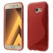 Силиконовый чехол Deexe S Line для Samsung Galaxy A5 2017 (A520) - Red. Фото 2 из 5