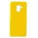 Пластиковый чехол Deexe Hard Shell для Samsung Galaxy A8 2018 (A530) - Yellow. Фото 1 из 4
