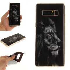 Силіконовий чохол Deexe Life Style для Samsung Galaxy Note 8 (N950), Fierce Lion